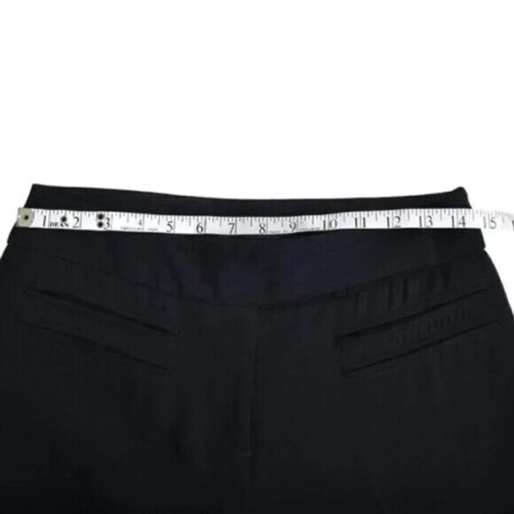 Sandra Angelozzi Couture Wide Leg Black Pants Lined Size 6 - Picture 8 of 10